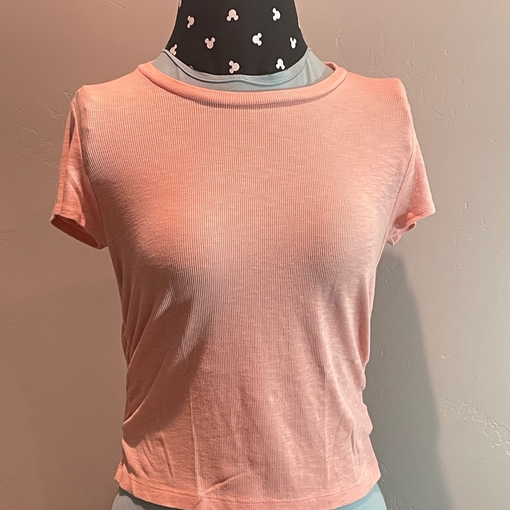 GAP Women's Light Pink Short Sleeve Tee